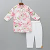 New Floral Printed Multicolour Kurta And Pyjama BOY Indian Ethnic Wear | Ethnic Sets
