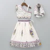 New Floral Printed One Shoulder Top With Lehenga And Dupatta Twinning Sets | Ethnic Wear