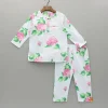 Sale Floral Printed Top And Pyjama Sleepwear