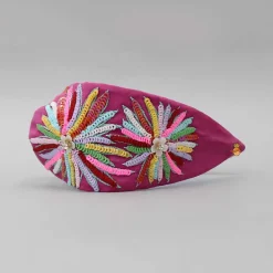 Best Floral Sequin-Embroidered Hair Band Hair Accessories | Hair Bands