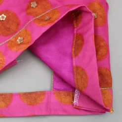 Sale Floral Sequins Embellished Printed Pink Top And Lehenga With Pearls Lace Detail Dupatta Ethnic Wear | Lehengas & Ghagras