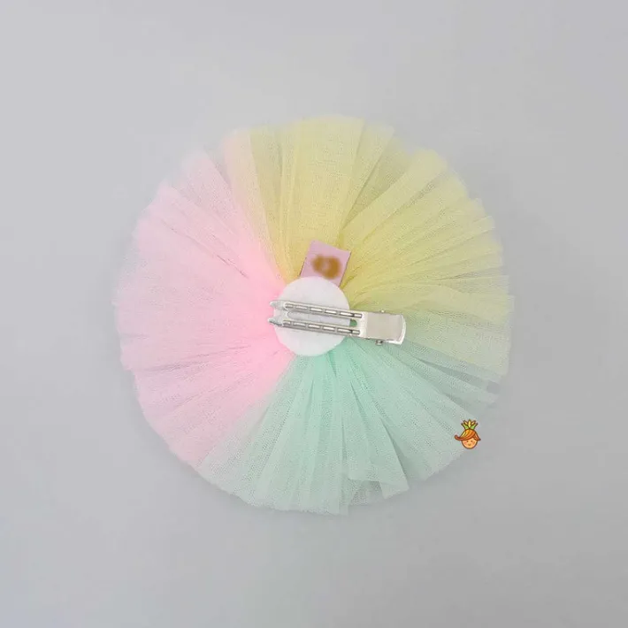 Discount Flower Adorned Multicolour Hair Clip Hair Accessories | Hair Clips
