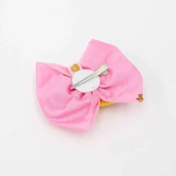Best Flower Adorned Pink And Yellow Two Tone Hair Clip Hair Accessories | Hair Clips