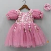 Best Flower Enhanced Pink Butterfly Wings Dress With Head Band Dresses & Sets | Dresses