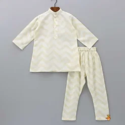 Sale Front Open Cotton Kurta With Jacket And Churidar BOY Indian Ethnic Wear | Ethnic Sets