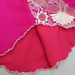 Clearance Front Open Embroidered Pink Top And Palazzo Ethnic Wear | Palazzos & Shararas