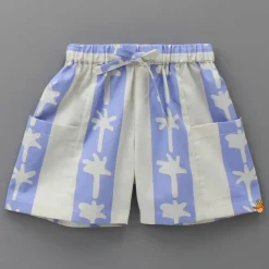Best Front Open Shirt And Dual Pockets Detail Shorts BOY Sets