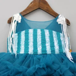 Best Glamorous Layered Frilled Dress With Hair Clip Dresses & Sets | Dresses