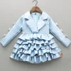 Outlet Gorgeous Collared Neck Layered Ruffled Dress Dresses & Sets | Dresses