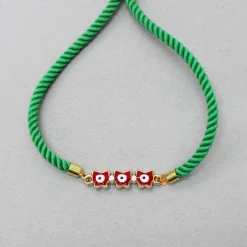 New Green Adjustable Rope String Rakhi With Fancy Embelisment BOY Rakhis | Rakhis
