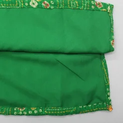 Fashion Green Bandhani Printed Kurta With Beige Pyjama BOY Indian Ethnic Wear | Ethnic Sets