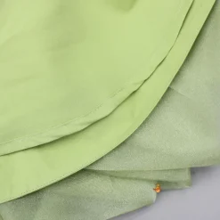 New Green Embellished Dress With Detachable Bow Dresses & Sets | Dresses