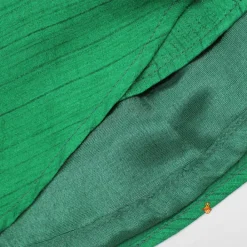Fashion Green Embroidered Peplum Top And Stylish Dhoti Skirt Ethnic Wear | Dhotis & Patialas