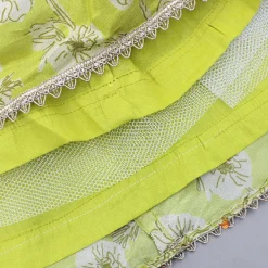Discount Green Floral Printed Strappy Top And Lehenga With Dupatta Twinning Sets | Ethnic Wear