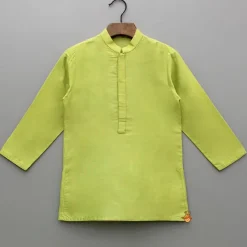 New Green Kurta With Bird Embroidered Jacket And Pyjama BOY Indian Ethnic Wear | Ethnic Sets