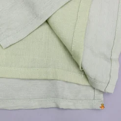 Fashion Green Kurta With Embroidered Jacket And Pyjama BOY Indian Ethnic Wear | Ethnic Sets