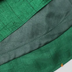 New Green Lace Embroidered One Shoulder Top With Attached Pleated Dupatta And Stylish Dhoti Skirt Ethnic Wear | Dhotis & Patialas