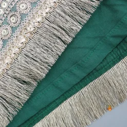 Outlet Green Tie Up Strap Top And Flared Palazzo Ethnic Wear | Palazzos & Shararas