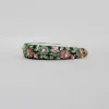 Online Green Velvet Floral Embroidered Hairband Hair Accessories | Hair Bands