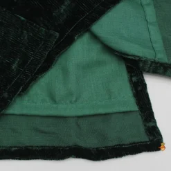Sale Green Velvet Zardozi Embroidered Kurti And Pant Ethnic Wear | Churidars & Salwars