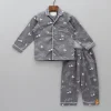 Fashion Grey Snoop Dog Printed Sleepwear BOY Sleep Wear | Sleepwear