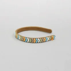 Hot Hairband Featuring Colourful Bead Embroidery Hair Accessories | Hair Bands