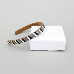 Best Hairband With Colourful Beads Embroidery Hair Accessories | Hair Bands