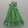 Online Halter Neck Embroidered Green Kurti Ethnic Wear | Kurtis & Jumpsuits