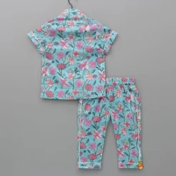 Best Hand Block Floral Printed Multicolour Sleepwear Sleepwear