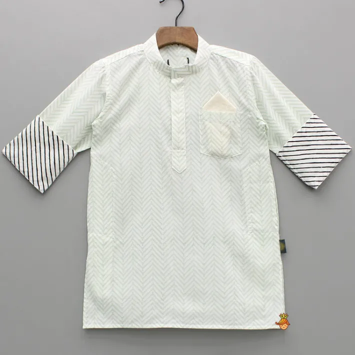 Best Hand Block Printed Green Kurta BOY Indian Ethnic Wear | Kurtas