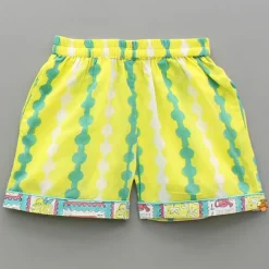 Online Hand Block Printed Notch Collar Top And Shorts BOY Sleep Wear | Sleepwear