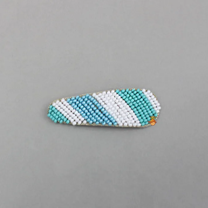 Best Hand Embroidered Colour Block Hair Clips Hair Accessories | Hair Clips