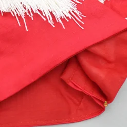 Discount Heart Embroidered Red Top And Off White Lehenga Ethnic Wear | Lehengas & Ghagras