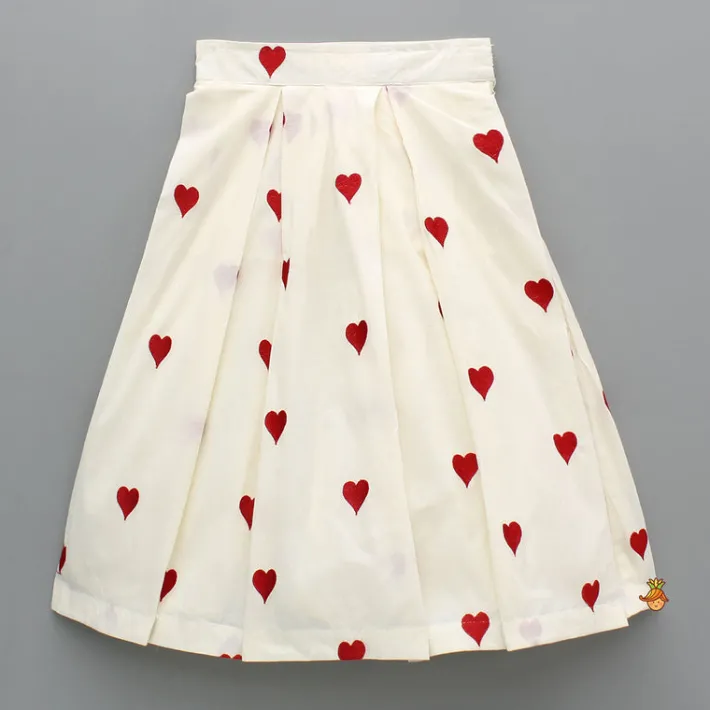 Discount Heart Embroidered Stylish Tie-Up Strap Top And Lehenga Ethnic Wear | Lehengas & Ghagras