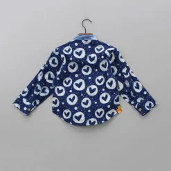 Online Heart Printed Shaded Shirt BOY Shirts & Tees