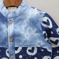 Online Heart Printed Shaded Shirt BOY Shirts & Tees