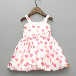 Sale Heart Printed Strappy Dress And Bowie Headband Dresses & Sets | Dresses
