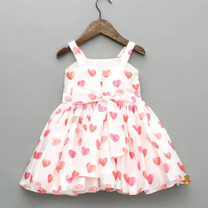 Sale Heart Printed Strappy Dress And Bowie Headband Dresses & Sets | Dresses
