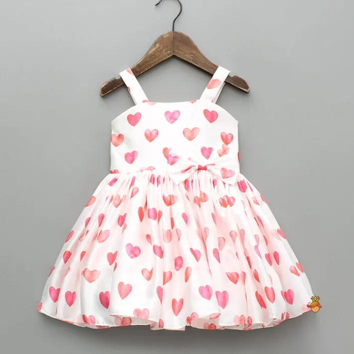 Sale Heart Printed Strappy Dress And Bowie Headband Dresses & Sets | Dresses