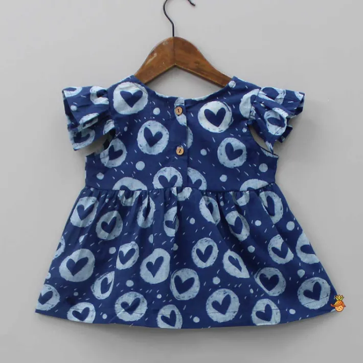 Clearance Heart Printed Top Tops & Tunics