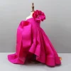 Clearance High Low Ruffles Enhanced Pink Gown Dresses & Sets | Gowns