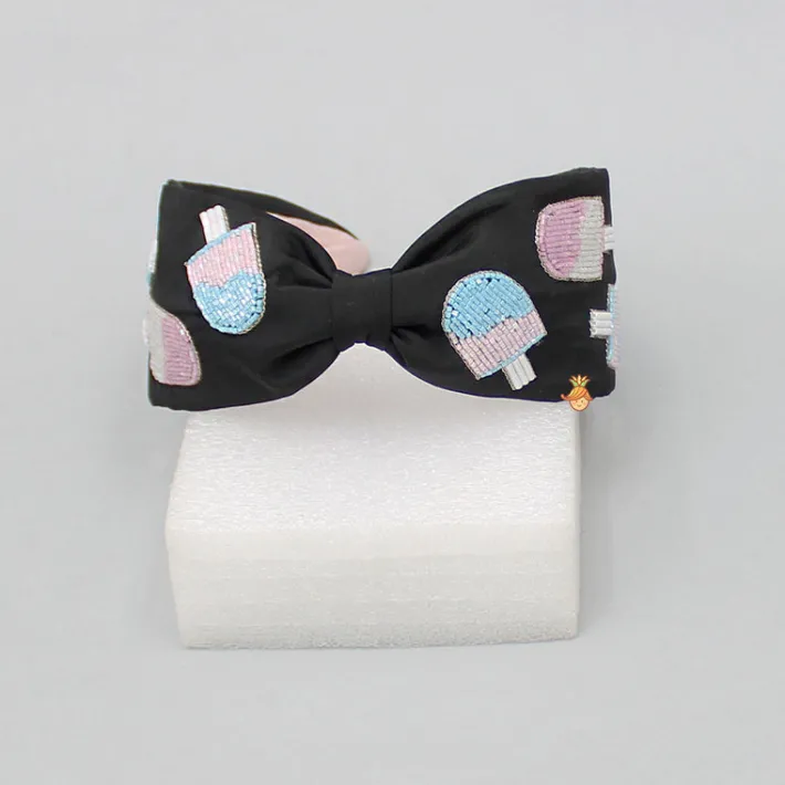 Hot Ice Cream Embroidered Hairband Hair Accessories | Hair Bands