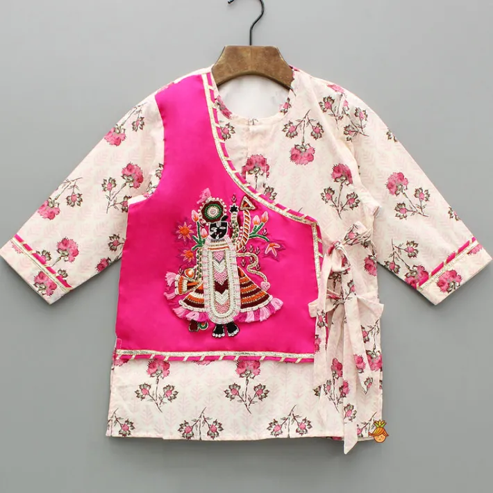 Hot Idol Print Flap Kurta And Pyjama Set BOY Indian Ethnic Wear | Ethnic Sets