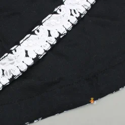 Online Intricate Embroidered Front Slit Black Kurti And Sharara Ethnic Wear | Palazzos & Shararas