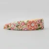 Outlet Intricate Multicolour Floral And Leaf Embroidered Hair Band Hair Accessories | Hair Bands