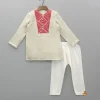 Hot Ivory Embellsihed Kurta And Pyjama BOY Indian Ethnic Wear | Ethnic Sets
