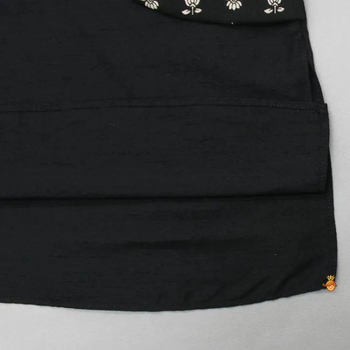 Online Jacket Style Black Kurta And Pyjama BOY Indian Ethnic Wear | Ethnic Sets