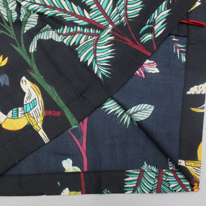 Discount Jungle Theme Printed Black Sleepwear BOY Sleep Wear | Sleepwear