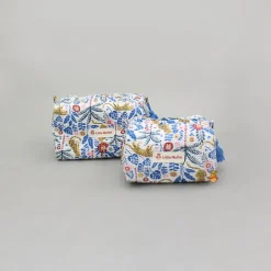 Sale Jungle-Themed Printed Pouch Bags - Set Of 2 Bags