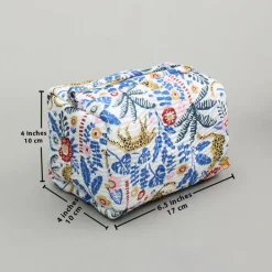 Sale Jungle-Themed Printed Pouch Bags - Set Of 2 Bags